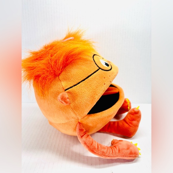 Orange Monsters Hand Storytelling Puppet Of The Puppet Company With Squeaker! - Picture 2 of 7
